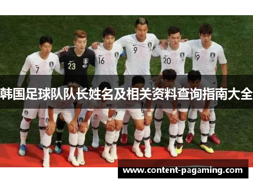 韩国足球队队长姓名及相关资料查询指南大全 韩国足球队队长姓名及相关资料查询指南大全