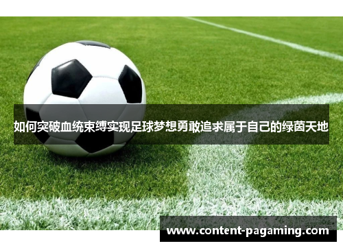 如何突破血统束缚实现足球梦想勇敢追求属于自己的绿茵天地 如何突破血统束缚实现足球梦想勇敢追求属于自己的绿茵天地